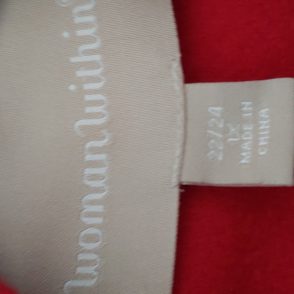 Woman Within western fringe Light weight coat 22/24 - Picture 3 of 3